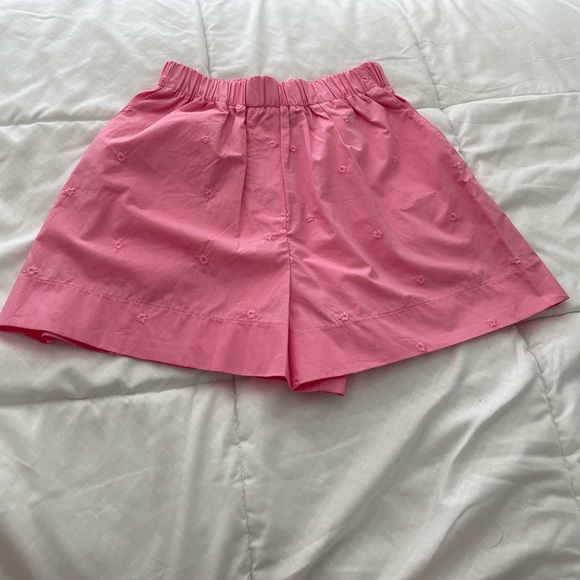 Maje EMBROIDERED POPLIN SHORTS - Picture 6 of 9